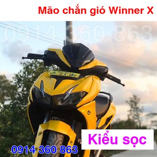 Mão chắn gió Winner X v2 kiểu sọc