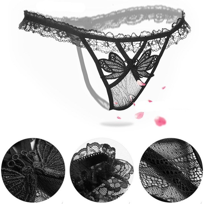 [Mã 12FASHIONSALE1 giảm 10K đơn 50K] [Che tên] Quần lót dây bướm lọt khe sexy | BigBuy360 - bigbuy360.vn