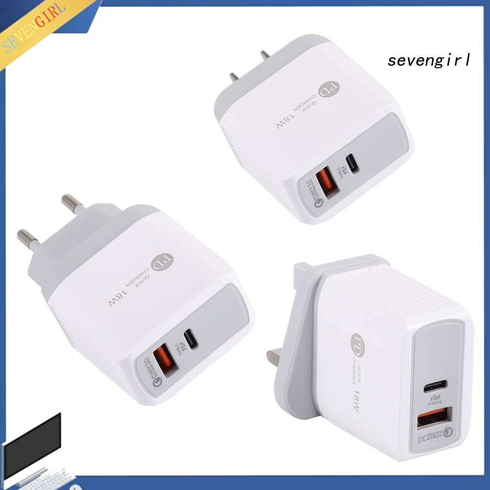 Củ Sạc Nhanh Pd 18w Qc3.0 Usb 5v / 3a