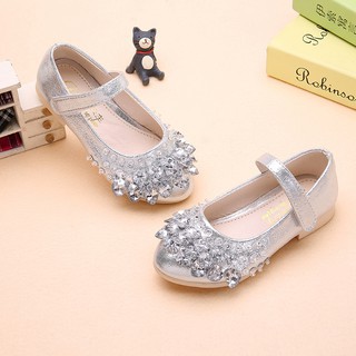 giày búp bê đính đá cho bé gái siêu dễ thương, mang rất êm chân, đế chắc chắn hàng nhập khẩu