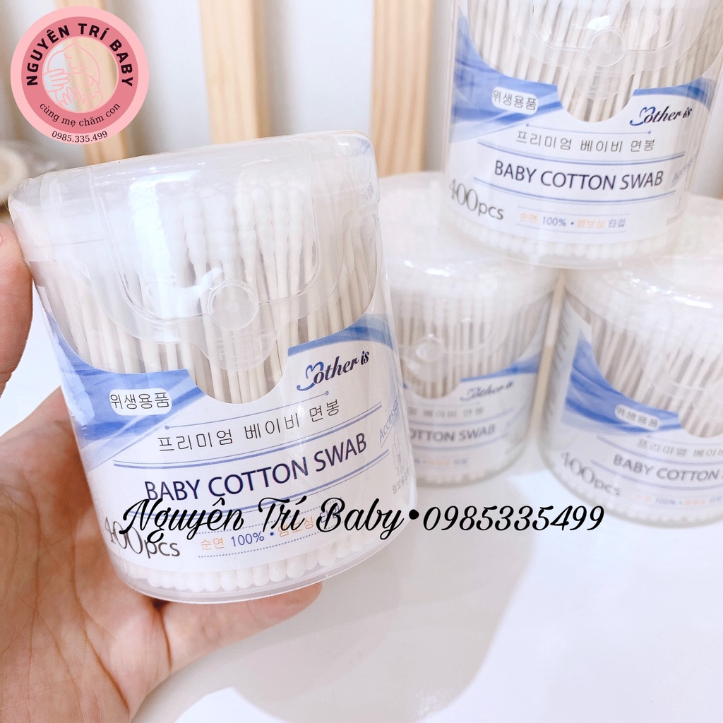 Tăm bông sơ sinh Mother Is  vệ sinh dễ dàng cho bé