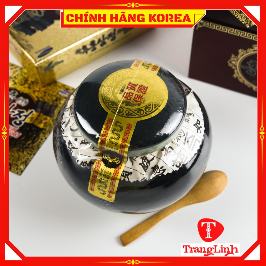 Cao hắc sâm Kanghwa chính hãng, hũ 1kg - Cao sâm hàn quốc Korea Black Ginseng Extract - tranglinhkorea