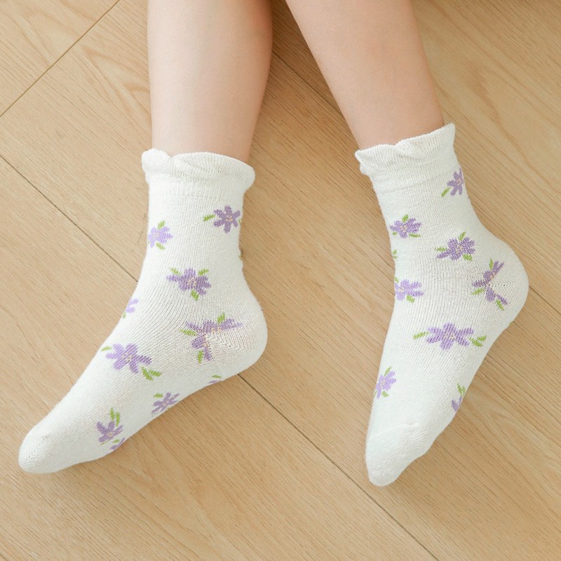 Set 5 đôi Tất bé gái giữ ấm tốt siêu xinh có đủ size từ 1-10 tuổi