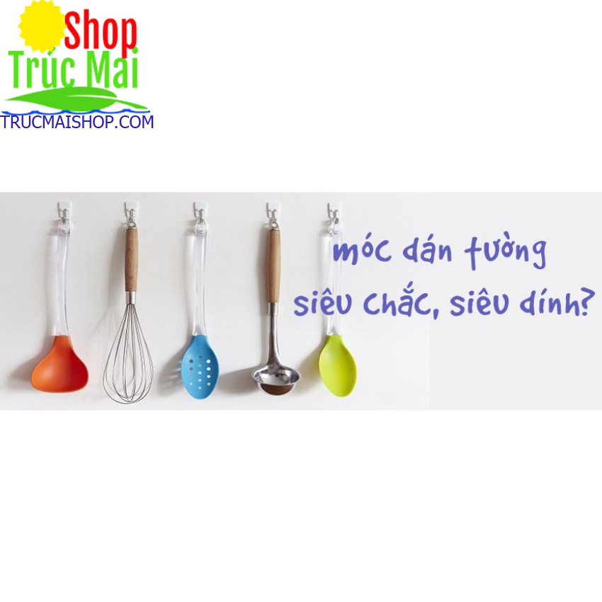 &lt;HÀNG CHẤT LƯỢNG&gt; Móc dán dính tường SIÊU DÍNH