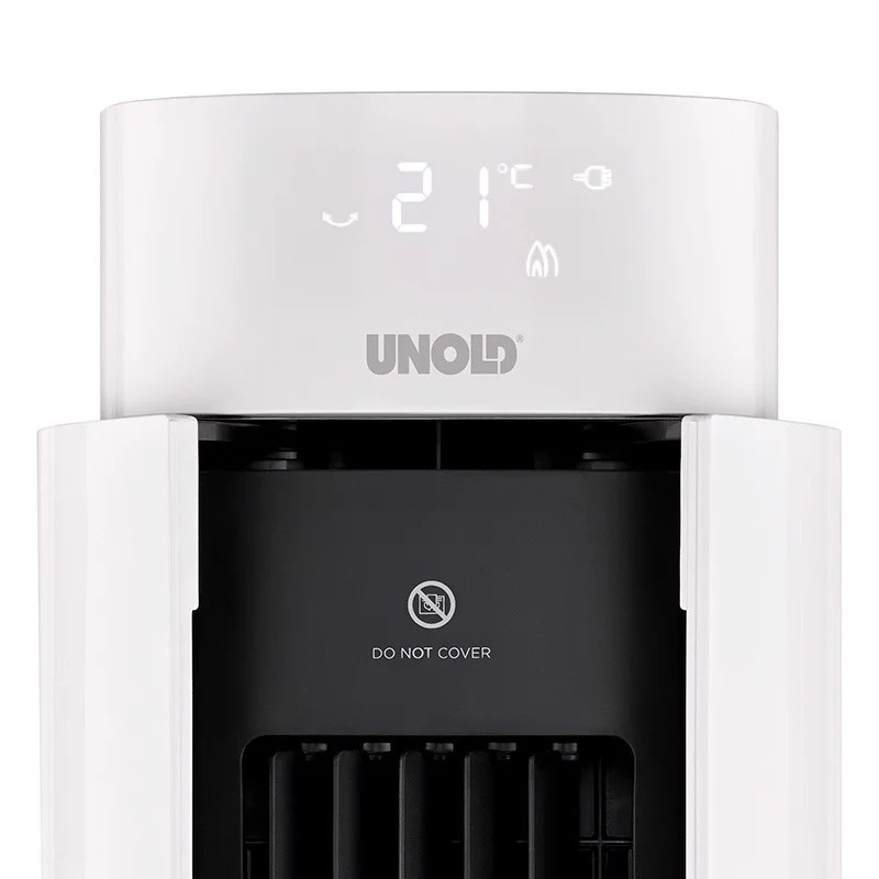 Quạt tháp bốn mùa 3 in 1 Unold 86980 đa chức năng sưởi, làm mát, phun sương tạo ẩm [hàng Đức]