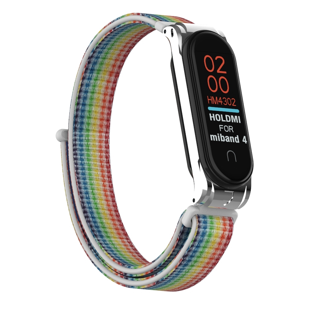 Dây Đeo Thay Thế Chất Liệu Silicon Màu Trơn Cho Xiaomi Mi Band 4 3