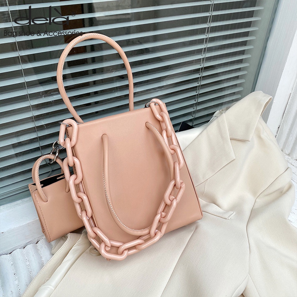 Dela Túi Đeo Vai Hình Vuông Cỡ Nhỏ 2022 Kiểu retro Thời Trang Mùa Xuân Cho Nữ