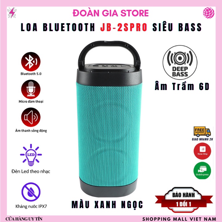 Loa bluetooth mini giá rẻ JB 2S PRO  Siêu bass 9D cùng nhiều tính năng, chất lượng âm tuyệt hảo , loa nhỏ gọn cầm tay