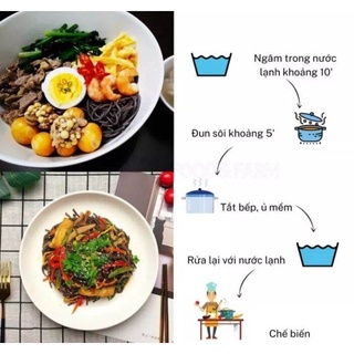 Bún gạo lứt đen Bắc Giang (Giảm cân, Thực dưỡng, Eat clean)/