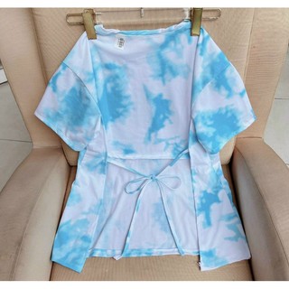 Áo bò sữa hở lưng buộc dây