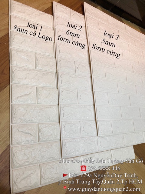 (Miền Nam) Xốp dán tường 3D loai 6mm loại đẹp | BigBuy360 - bigbuy360.vn