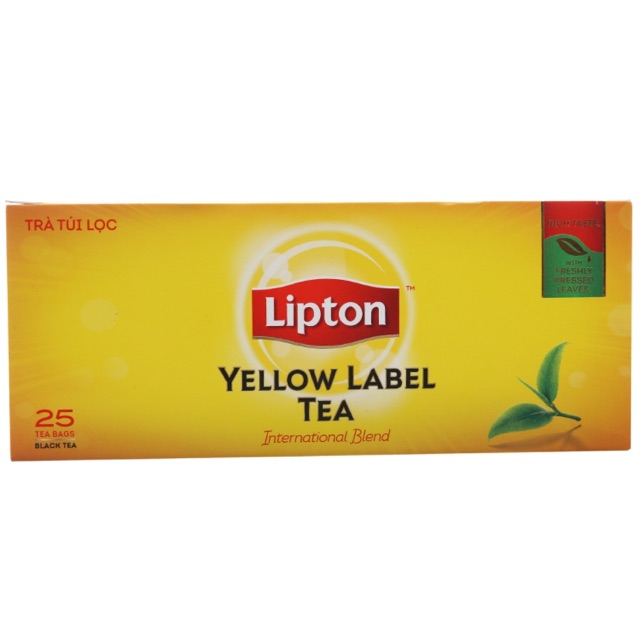 Trà Lipton túi lọc nhãn vàng 50g( 2g x 25 gói)