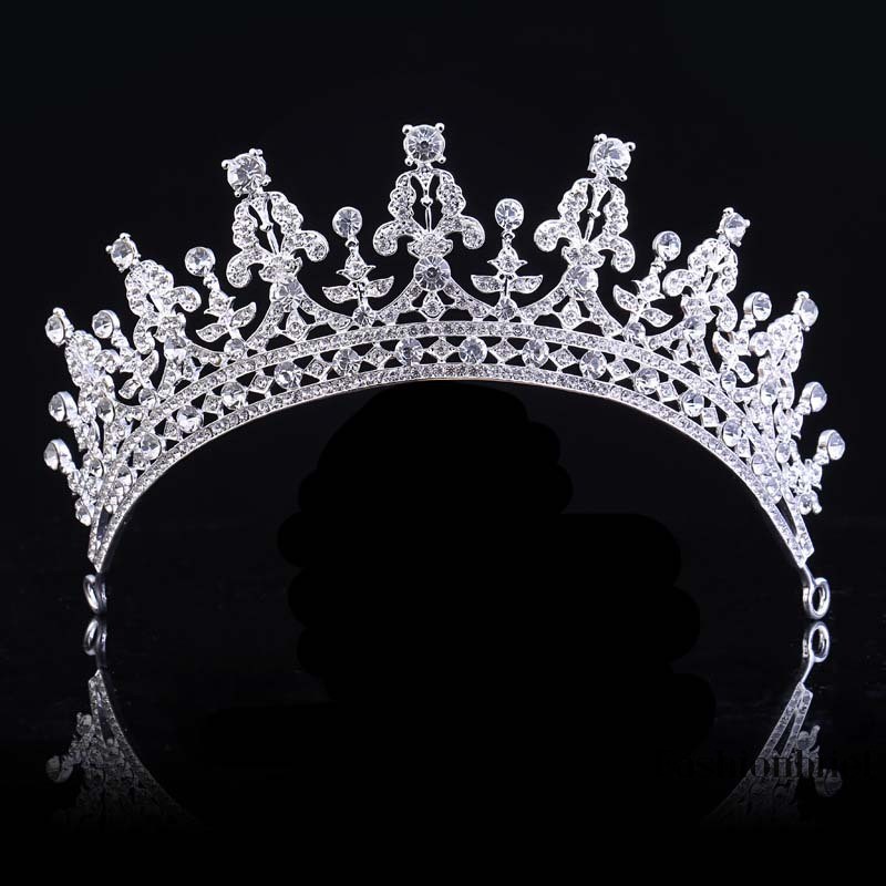 Cài tóc nữ hình vương miện đính đá thời trang