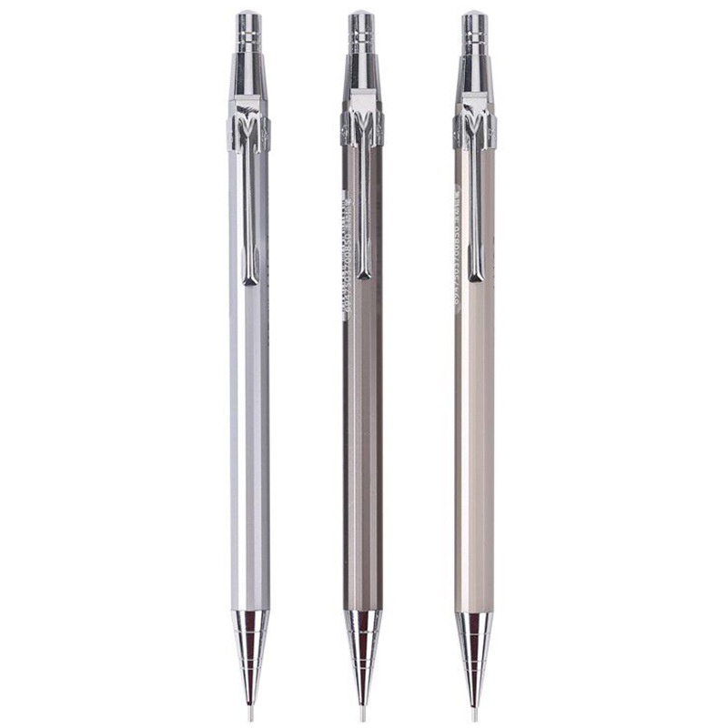 Bút Chì Bấm Vỏ Kim Loại 2b Ngòi 0.5 / 0.7