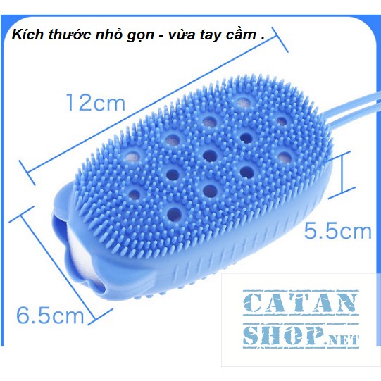 ❤️FREESHIP❤️BÔNG TẮM SILICON TẠO BỌT MASSAGE HÌNH CHUỘT CUTE, BÔNG TẮM TẨY DA CHẾT 2 MẶT SILICONE (màu ngẫu nhiên)