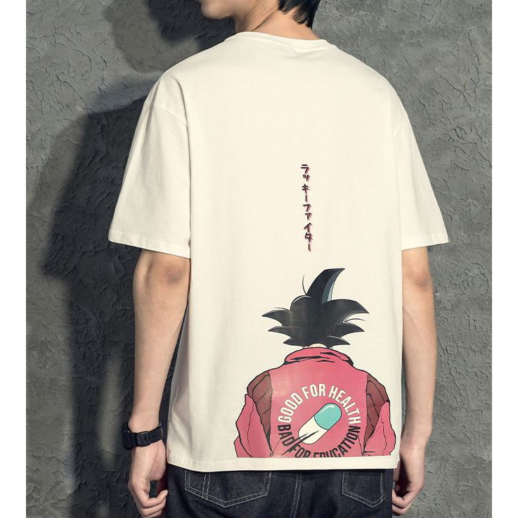 Áo thun tay lỡ Unisex, áo phông form rộng ANIME NARUTO M465