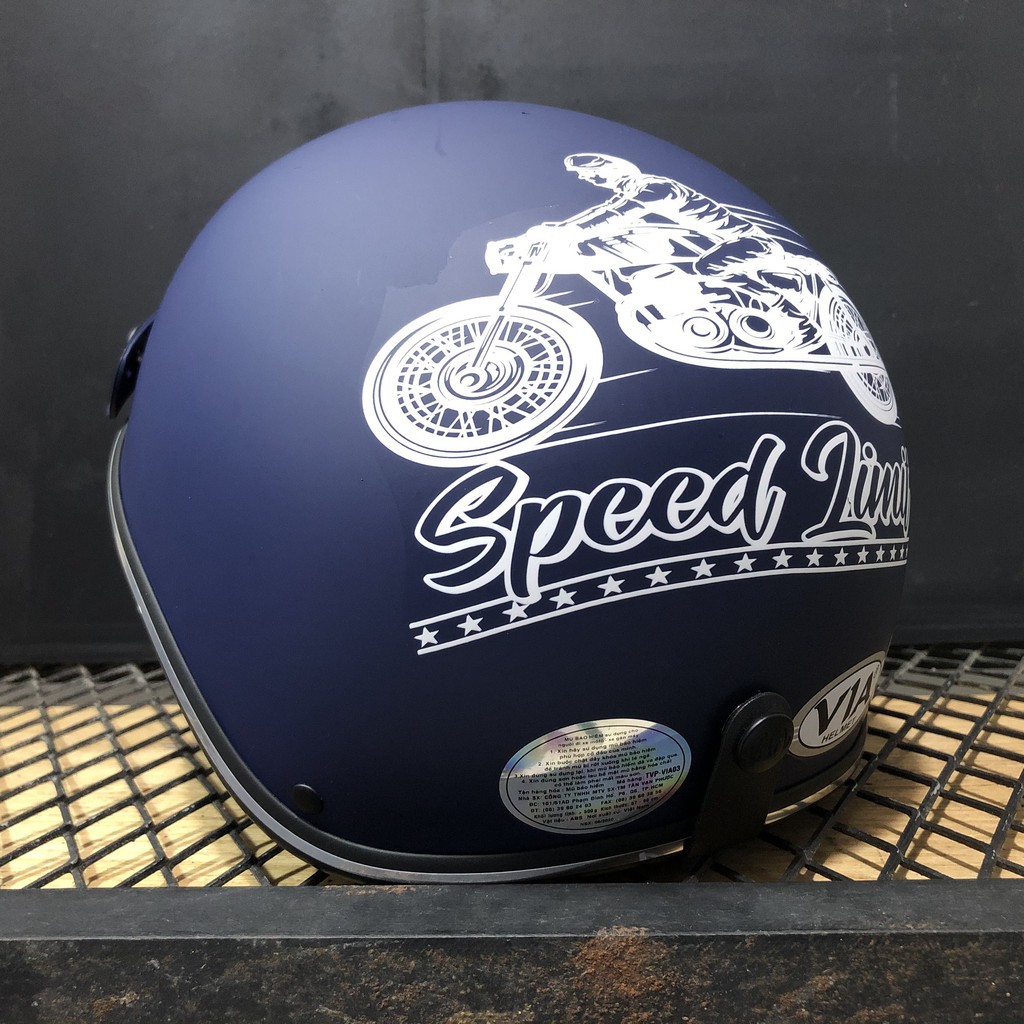 Mũ Bảo Hiểm Via Nữa Đầu Liền Màu Nón - Nam Nữ - Chất Lượng