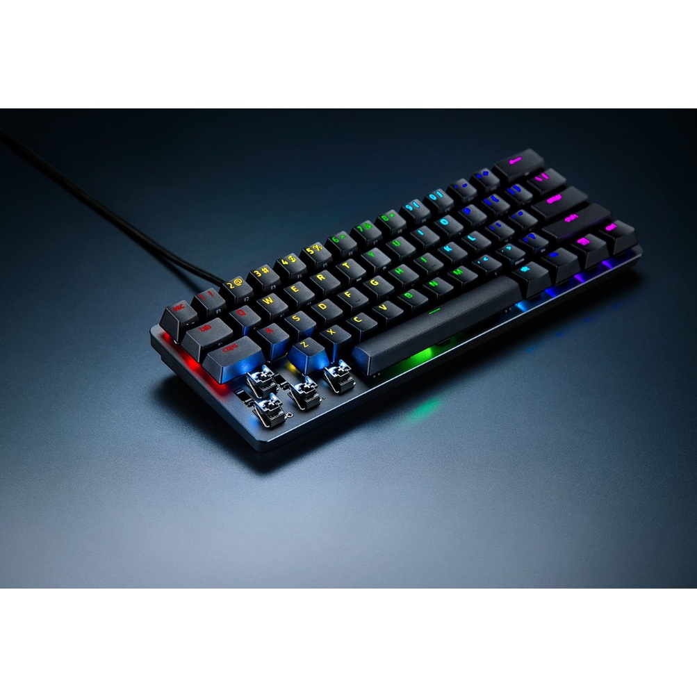 Bàn phím cơ có dây Razer Huntsman Mini Analog Size 60% | Switch Analog | Switch PBT Double | 100 triệu lần nhấn |Led RGB