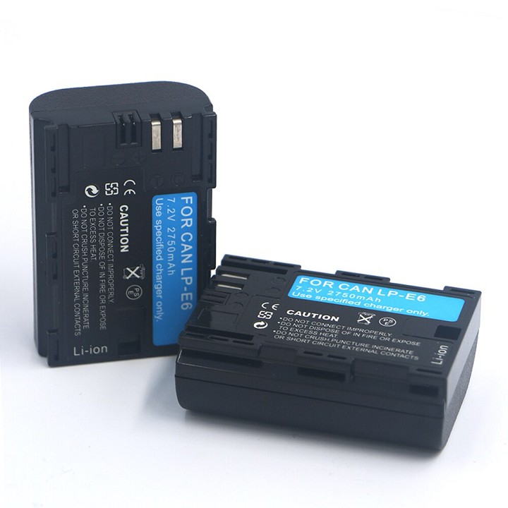 Pin Dành Cho Máy Ảnh Canon LP-E6 2650mAh