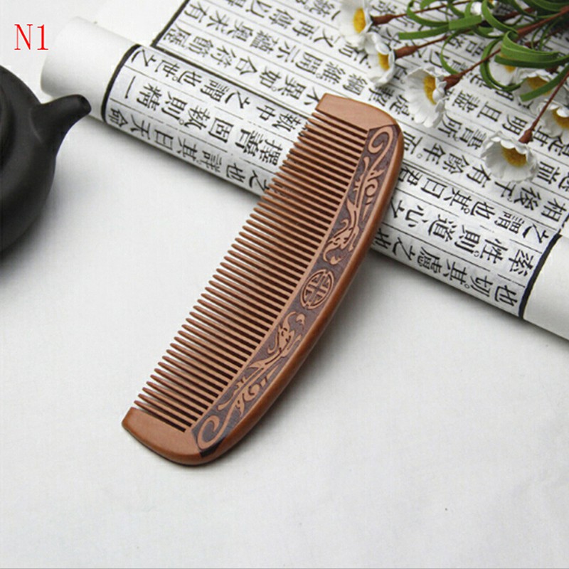 (Hàng Mới Về) Lược Gỗ Chống Tĩnh Điện Tiện Lợi