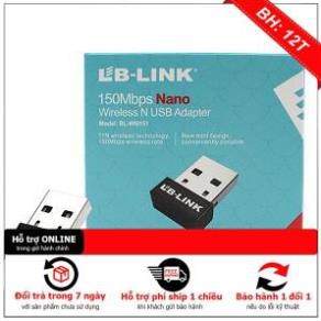 [BH12TH] [NEW]Bộ thu sóng wifi kết nối cổng usb Nano - Đầu thu wifi usb nhỏ gọn - Hàng chính hãng