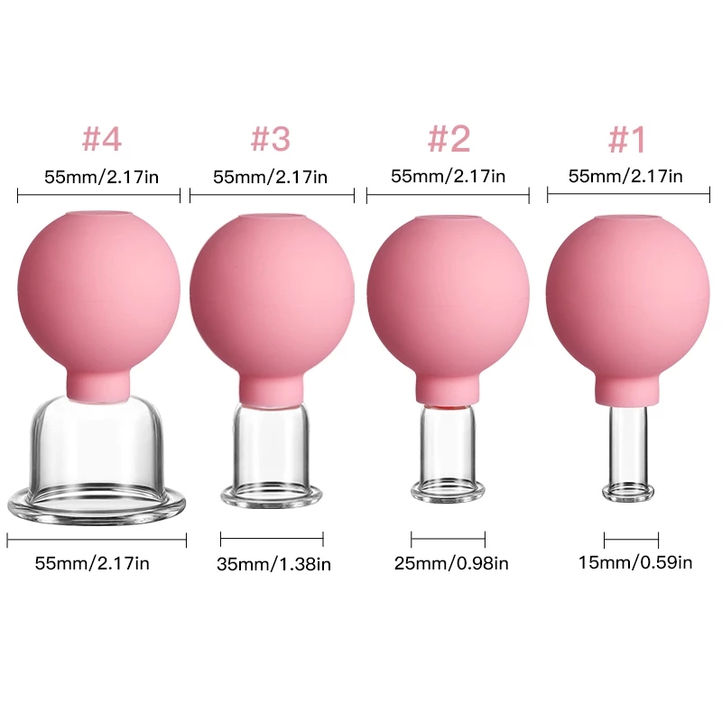 [Hàng mới về] Cốc giác hơi massage cơ thể bằng chất liệu silicon sử dụng tiện lợi