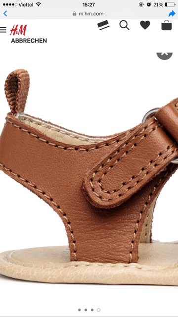 Sandal H&m auth full hộp