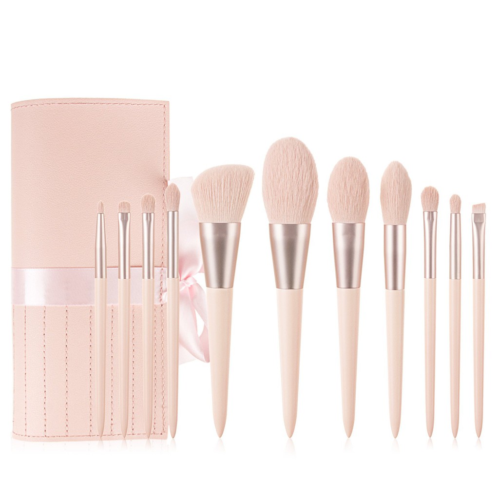 (hàng Mới Về) Set 11 Cọ Trang Điểm Màu Hồng Xinh Xắn | BigBuy360 - bigbuy360.vn