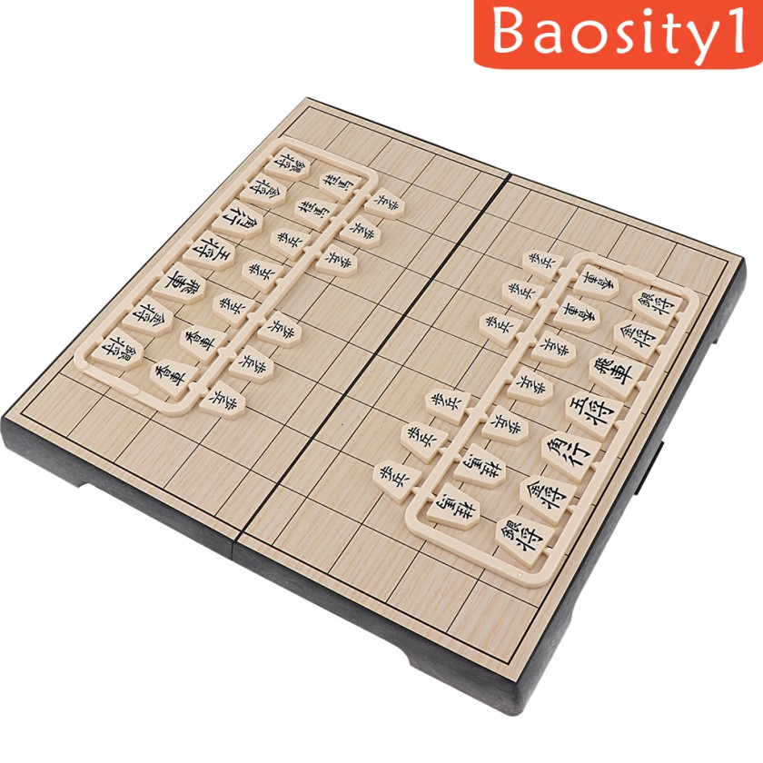[Baosity1] Bộ Bàn Cờ Nhật Bản Bằng Nhựa Kèm Hộp Đựng