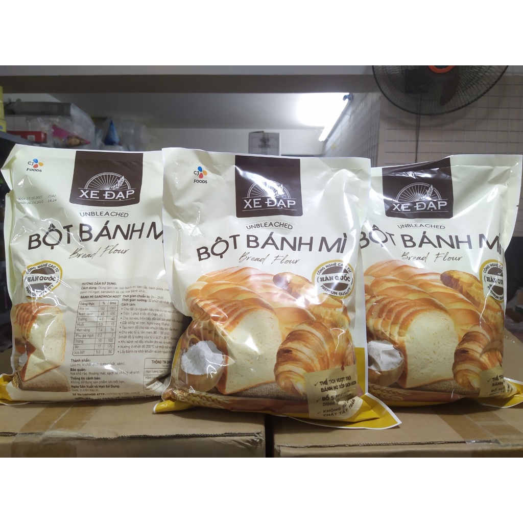 Bột mì số 13 nhãn hiệu xe đạp gói 1kg