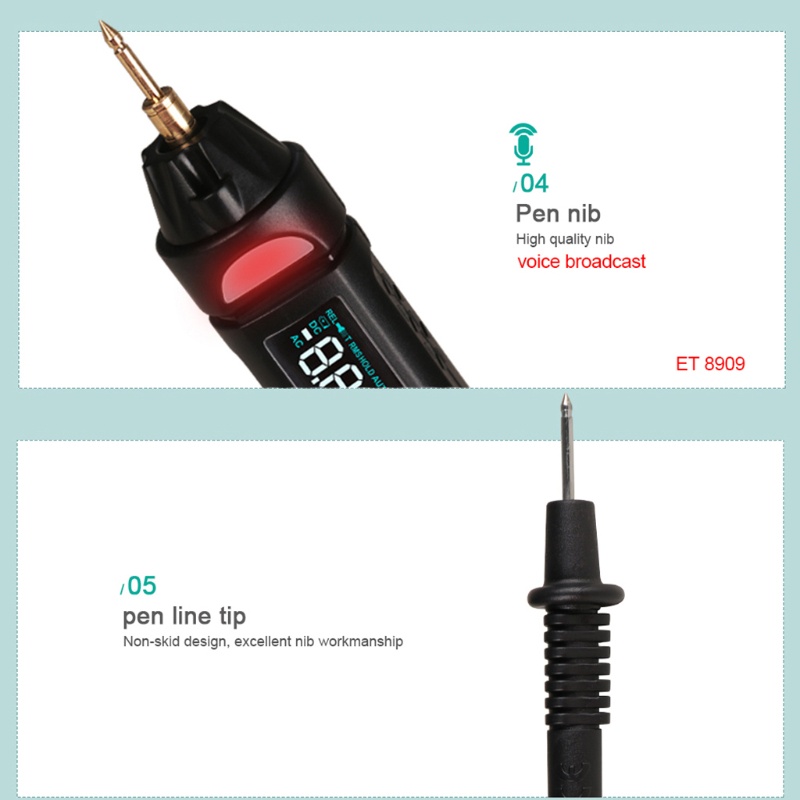 Máy Đo Điện Vạn Năng Cầm Tay Với Màn Hình LCD Màu Sắc