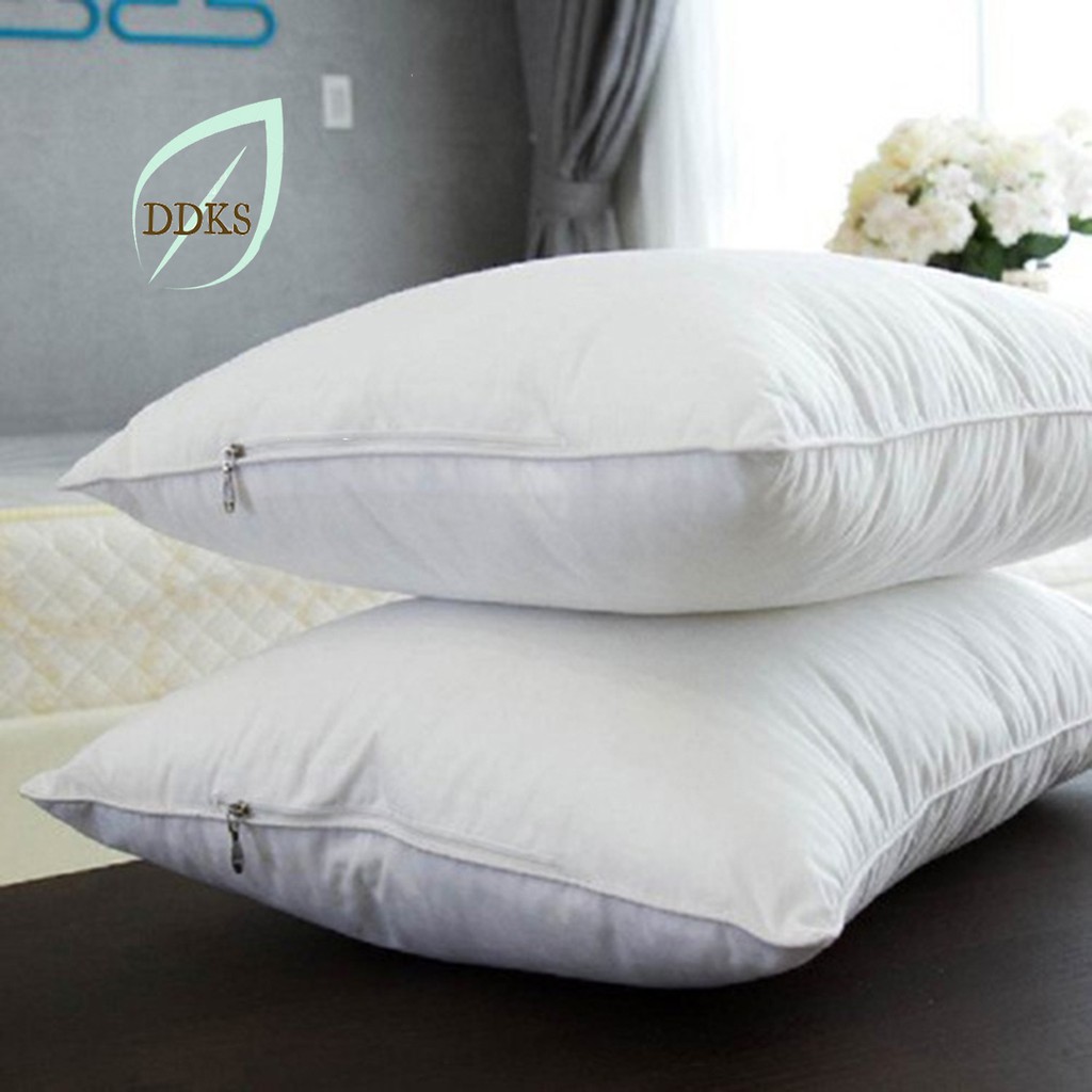 Gối hơi cao cấp, gối bông sợi polyester siêu êm (size: 40x60, 45x45, 50x70, 35x100 )