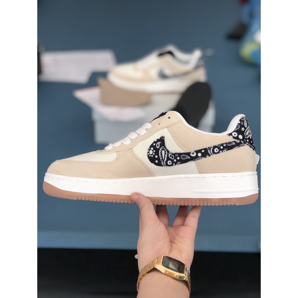 Giày_Nike, Giày_Nike Air Force 1 Travis màu sữa Cao Cấp Full Size Nam Nữ Hot Trend