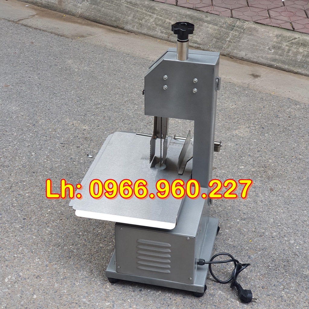 Máy thái thịt đông lạnh, máy cưa xương ống, xương bò, xương lợn