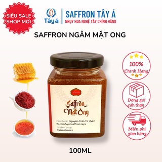 Nhụy Hoa Nghệ Tây Ngâm Mật Ong Nhập Khẩu Chính Hãng Từ Iran Hũ 1gr ngâm 100ml Mật, Saffron Ngâm Mật Ong - Saffron Tây Á