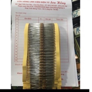 100 con điện trở đài loan 1/4w 5%