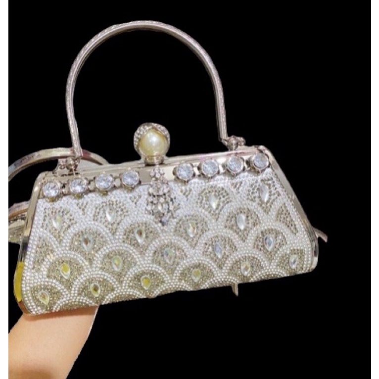 Túi Đầm Đeo Tay Có Gắn Hoạ Tiết Cao Cấp