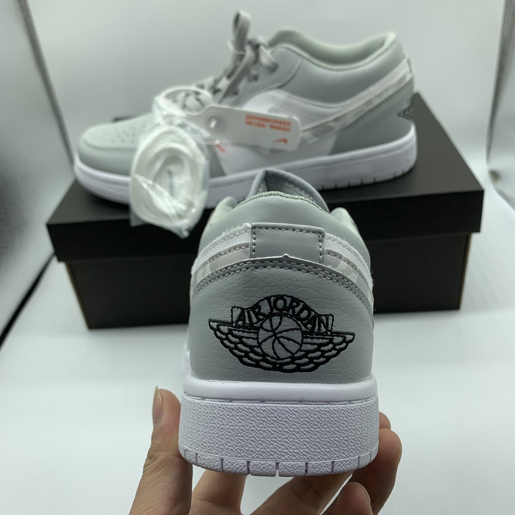 [ KELLY SNEAKERS ] Jordan 1 Low White Camo ( Ảnh thật + Hàng Sẵn ) | BigBuy360 - bigbuy360.vn
