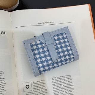 ✨Houndstooth✨Ví Đựng Thẻ Siêu Mỏng Họa Tiết Houndstooth Độc Đáo