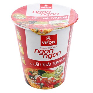 Mì tôm Vifon Ngon Ngon ly 60g