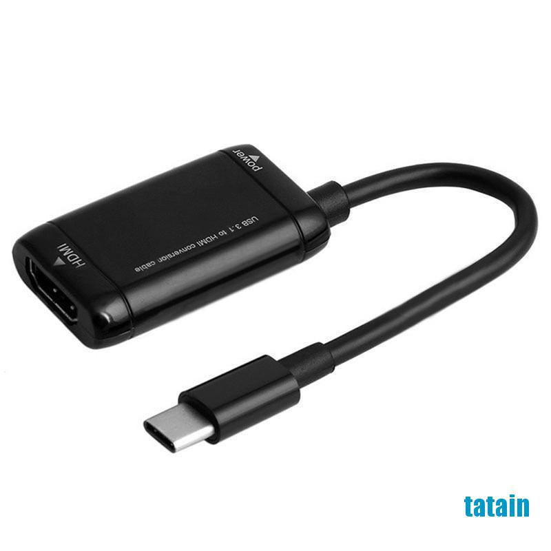 Dây cáp chuyển đổi Usb-C sang Hdmi Usb 3.1 Mhl cho điện thoại/ máy tính bảng Android