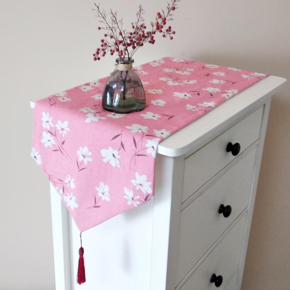 Khăn Trải Bàn Vải Lanh Cotton Phong Cách Bắc Âu