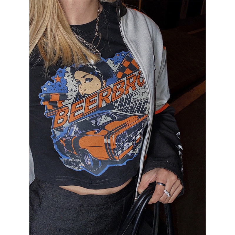 Áo Thun Nữ Ngắn Tay In Hình