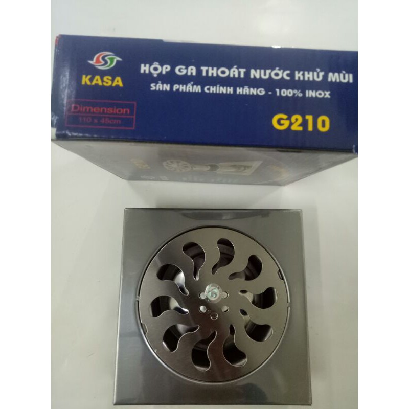 Thoát sàn ngăn mùi phi 110 inox 201