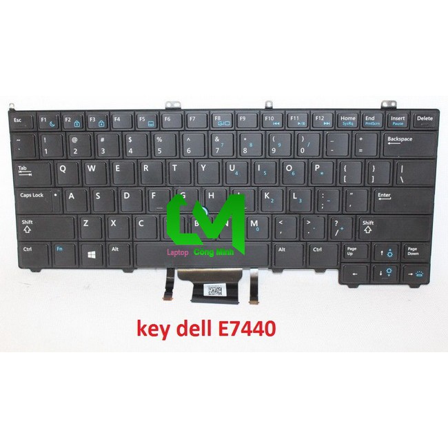 Bàn phím Dell Latitude E7440 E7240 - BH 12 tháng