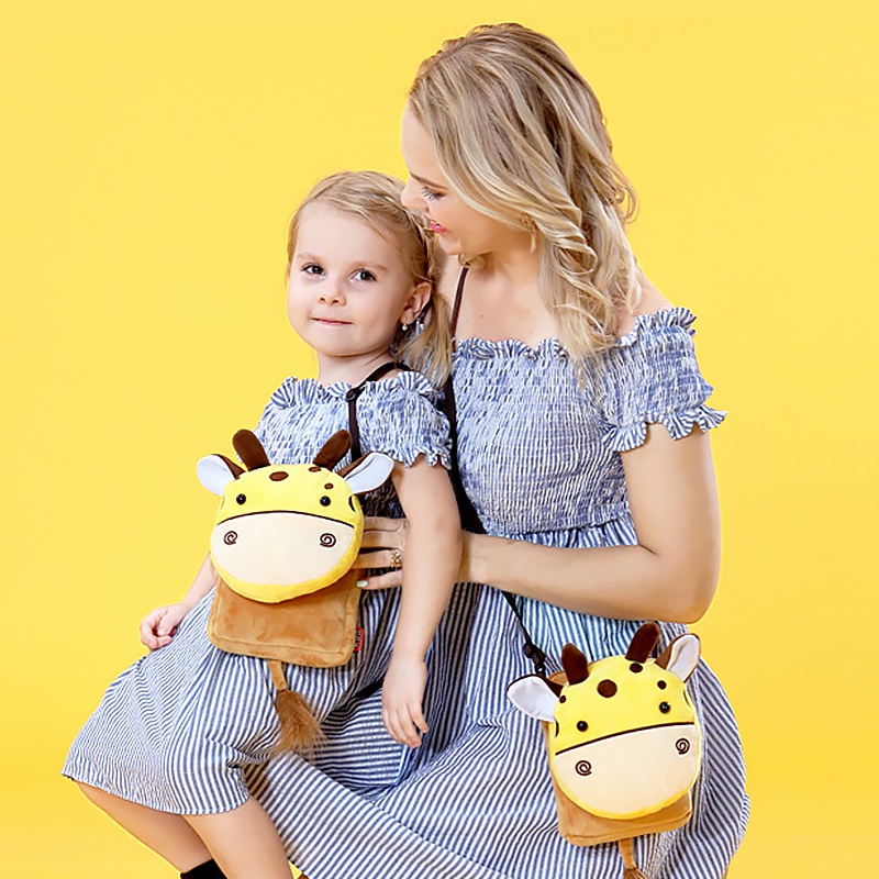 Túi Đeo Chéo Hình Động Vật Dễ Thương Cho Bé