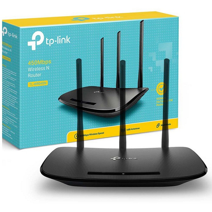 [Mã 157ELSALE hoàn 7% đơn 300K] Bộ Phát WiFi không dây TPLink 940N 450Mbps 3 Ăng Ten | BigBuy360 - bigbuy360.vn