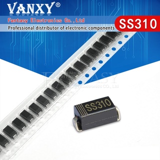 Bộ 100 đi ốt chỉnh lưu ss310 smd sr310 3a 100v do-214ac sma