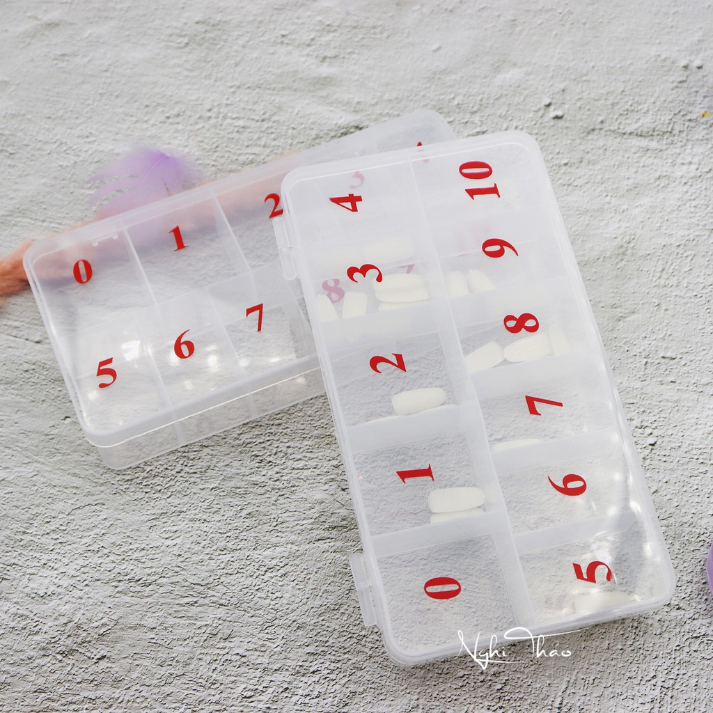 Hộp đựng móng giả nail