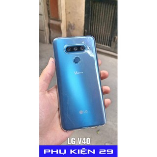[LG V40] Ốp lưng silicon dẻo trong dầy Ultrathin